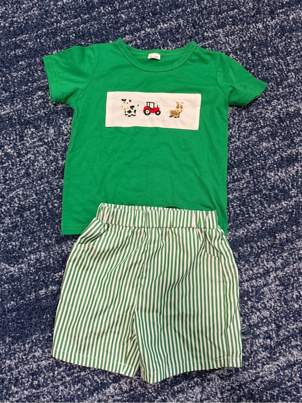 Toddler Boy Farm Matching Set